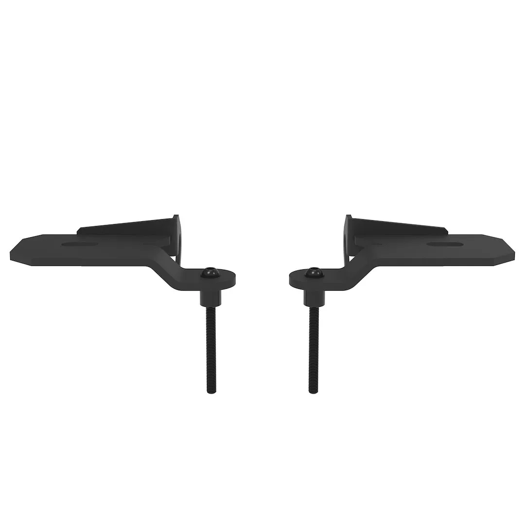 7334 – KC HILITE Light Bar Mounting Kit, Pillar/ Ditch Mount Powder Coated Black Steel